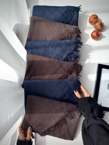 شال کنفی حوله ای پاییزه