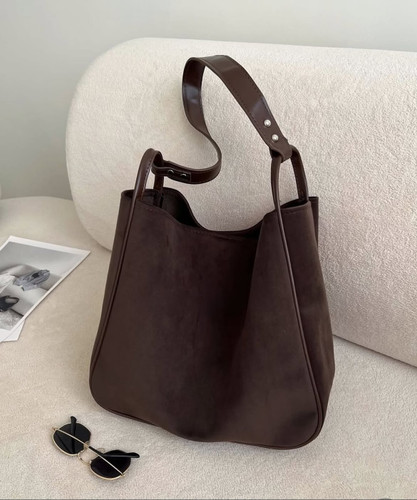 کیف دوشی جیر قهوه ای