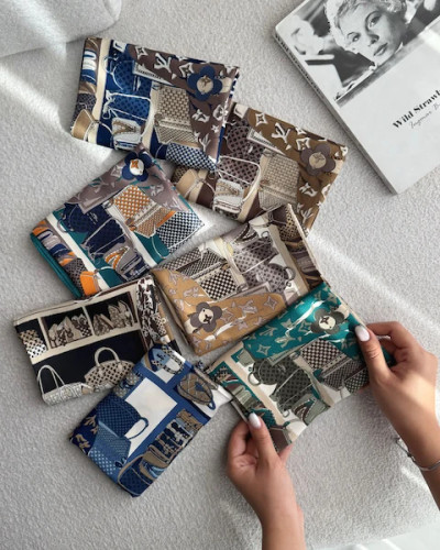 مینی اسکارف ابریشم توییل