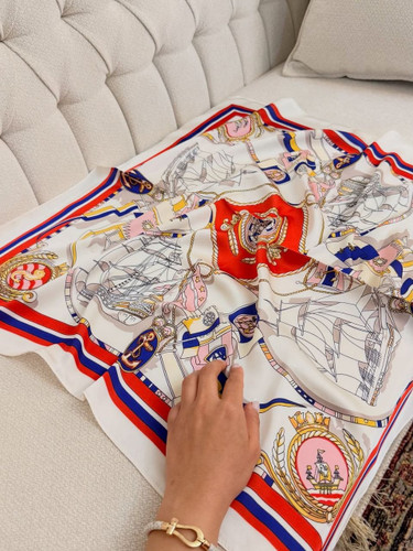 مینی اسکارف ابریشم توییل وارداتی