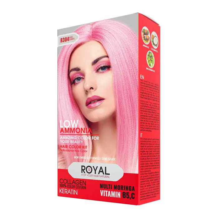کیت رنگ مو رز کوارتز رویال کد R304